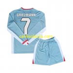 Camisolas de futebol Atlético Madrid Antoine Griezmann 7 Criança Equipamento Alternativa 2024/25 Manga Comprida